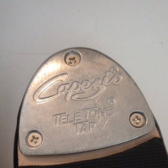 Capezio Kids Black Tap Shoes Classic Leather Design - Picture 2 of 5